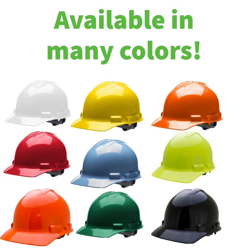 Cordova H24R9 Hard Hat, Cap-Style, 4-Point Ratchet Suspension, Class E and G, OSHA Work-Compliant, Protection for Construction, Remodelling, Forest Green - Image 5